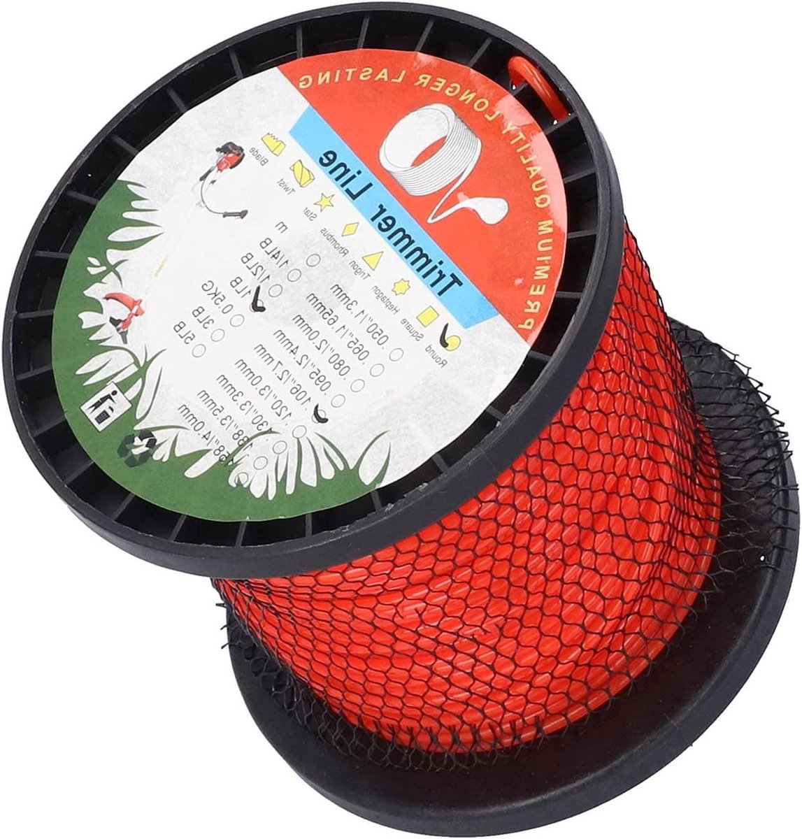 Nylon Trimmerlijn - Grasmaaierdraad Onkruidtrimmer - Onkruid Snoeien - Hoge Snijprestaties - 2.7 mm Diameter - Nylon