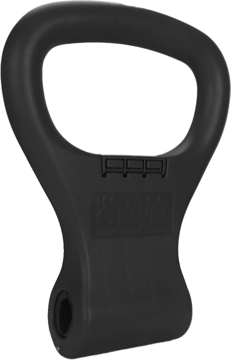 SnelShoppen - Draagbare Kettlebell Grip Verstelbare Dumbbell voor Thuis Gym Crossfit WOD Gewichtheffen Bodybuilding - Zwart Travel Training Apparatuur