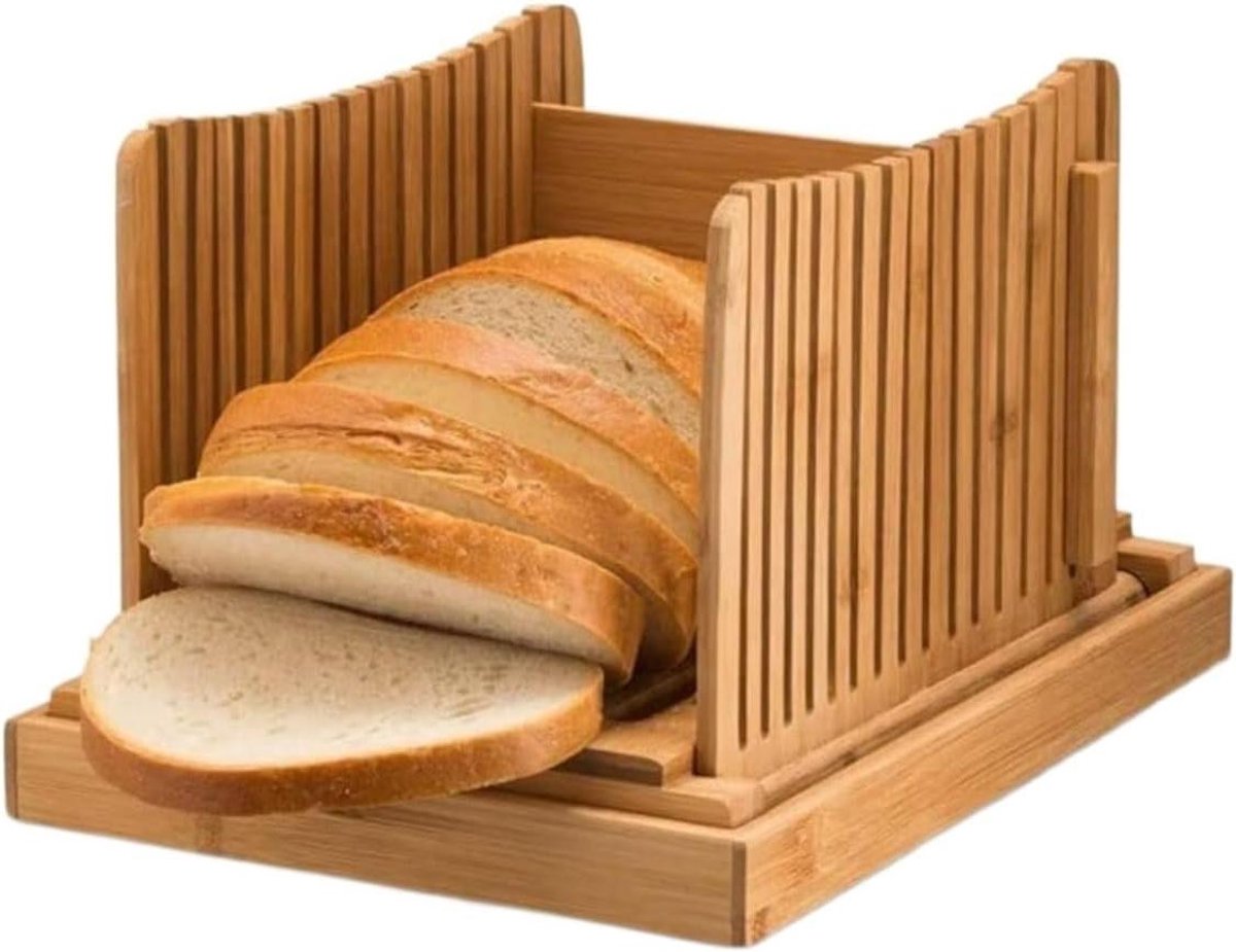 Broodtrommel Bamboe - Brooddoos Keuken - Brood Vers Houden - Hernieuwbare Grondstof - 31.7x23.7x19cm - Natuurlijk