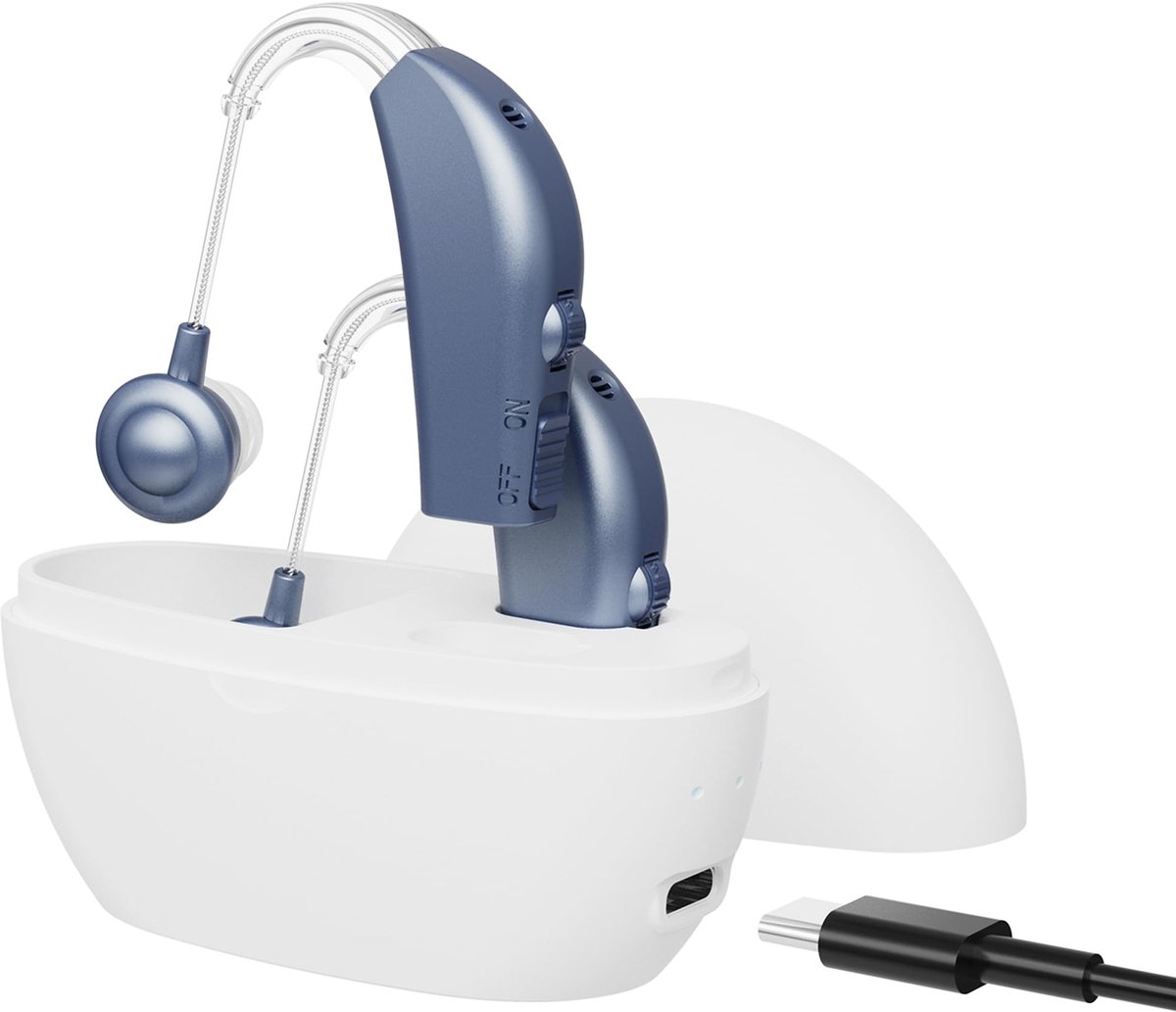 Dailygoods- Hoofdtelefoon Draadloos - Hoofdtelefoon met Microfoon - Hoofdtelefoon Noise Cancelling - Hoofdtelefoon Kind - Hoofdtelefoon Sport - Hele Dag Batterijlevensduur - Hoorapparaat