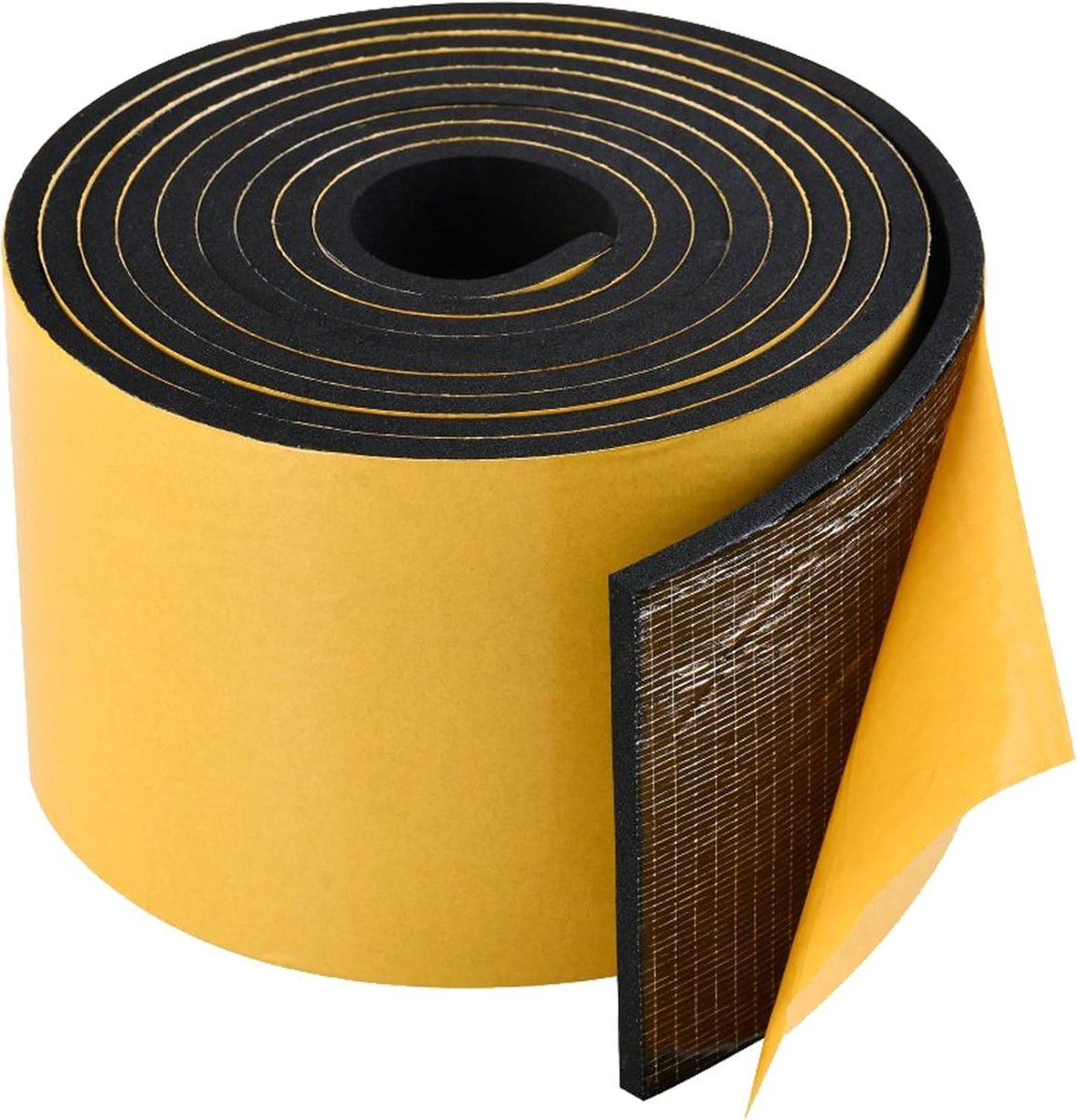 Dailygoods - 5M Zelfklevende Foam Tape 70mm x 6mm - Weerbestendige Strip voor Deuren en Ramen