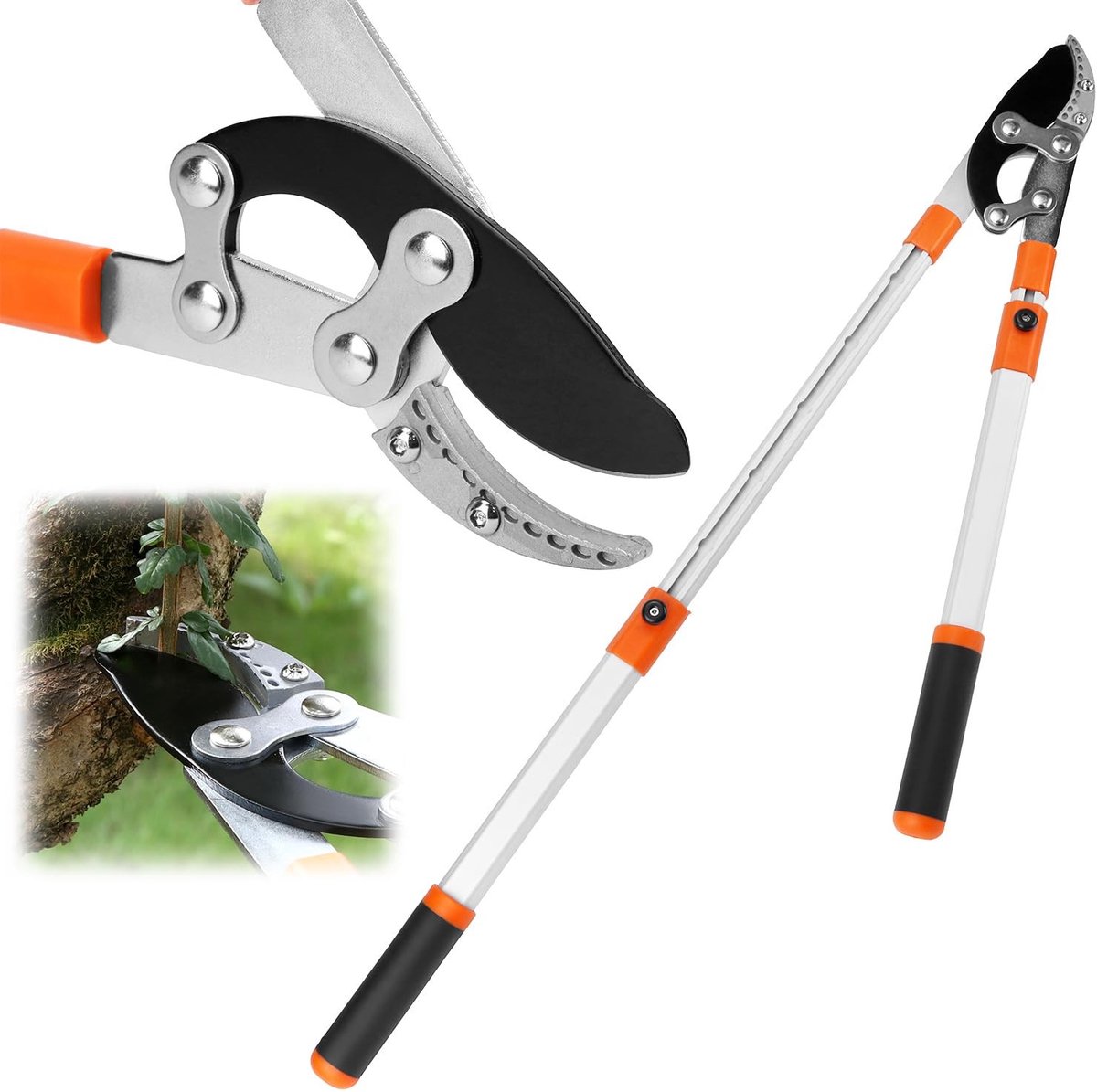 Dailygoods - Telescopische Snoeischaar 68-101 cm met Verstelbare Handvatten