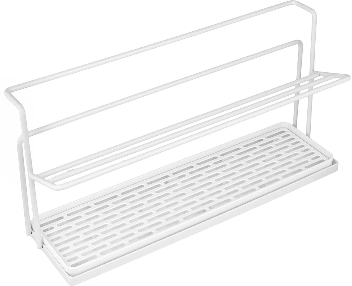 Dailygoods - Tweetraps Afdruiprek - Keukenorganizer voor Kopjes en Flessen, 38,5 x 11 x 19,5 cm