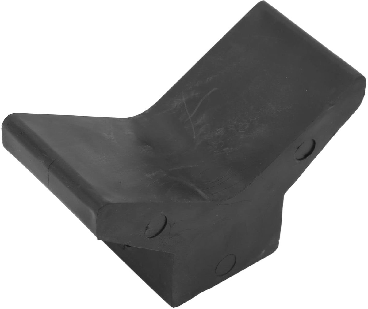 Dailygoods - Rubber Boog Y-Blok voor Trailer - Zwart
