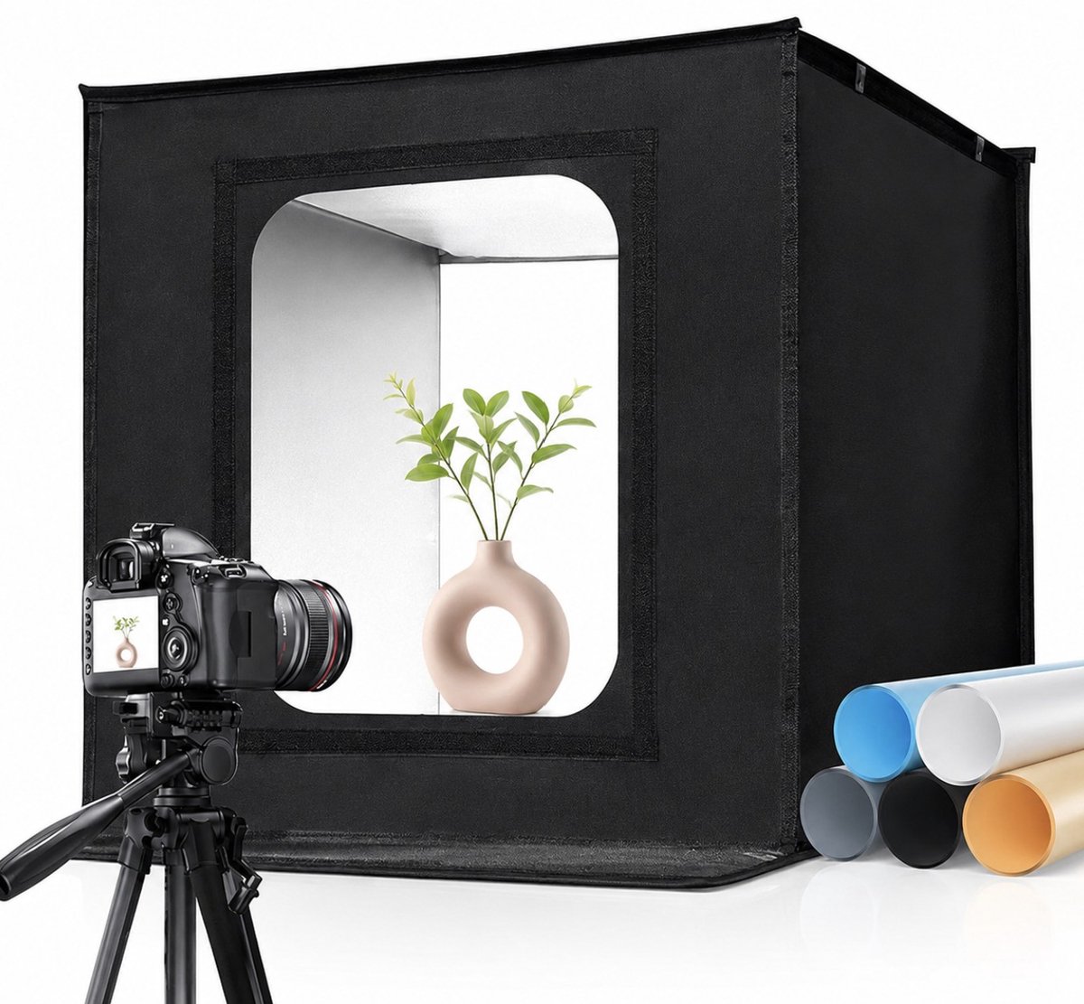 BSS® Fotobox - Lichttent - Fotostudio - voor Productfotografie - 50 x 50 x 50cm