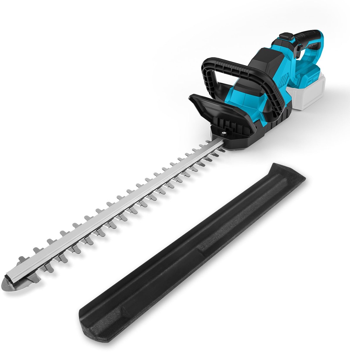 SnelShoppen - Accuheggenschaar 52 cm Lemmet voor Tuinonderhoud, 18V Accu, Lichtgewicht, Ideaal voor Heggen en Struiken, Professioneel Tuingereedschap,