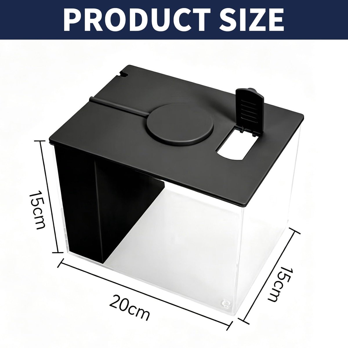 SnelShoppen - Betta Aquarium Complete Set - 20 Liter - Inclusief LED Verlichting, Filter en Decoraties - Ideaal voor Beginners en Kinderen - Perfect v thumbnail 5