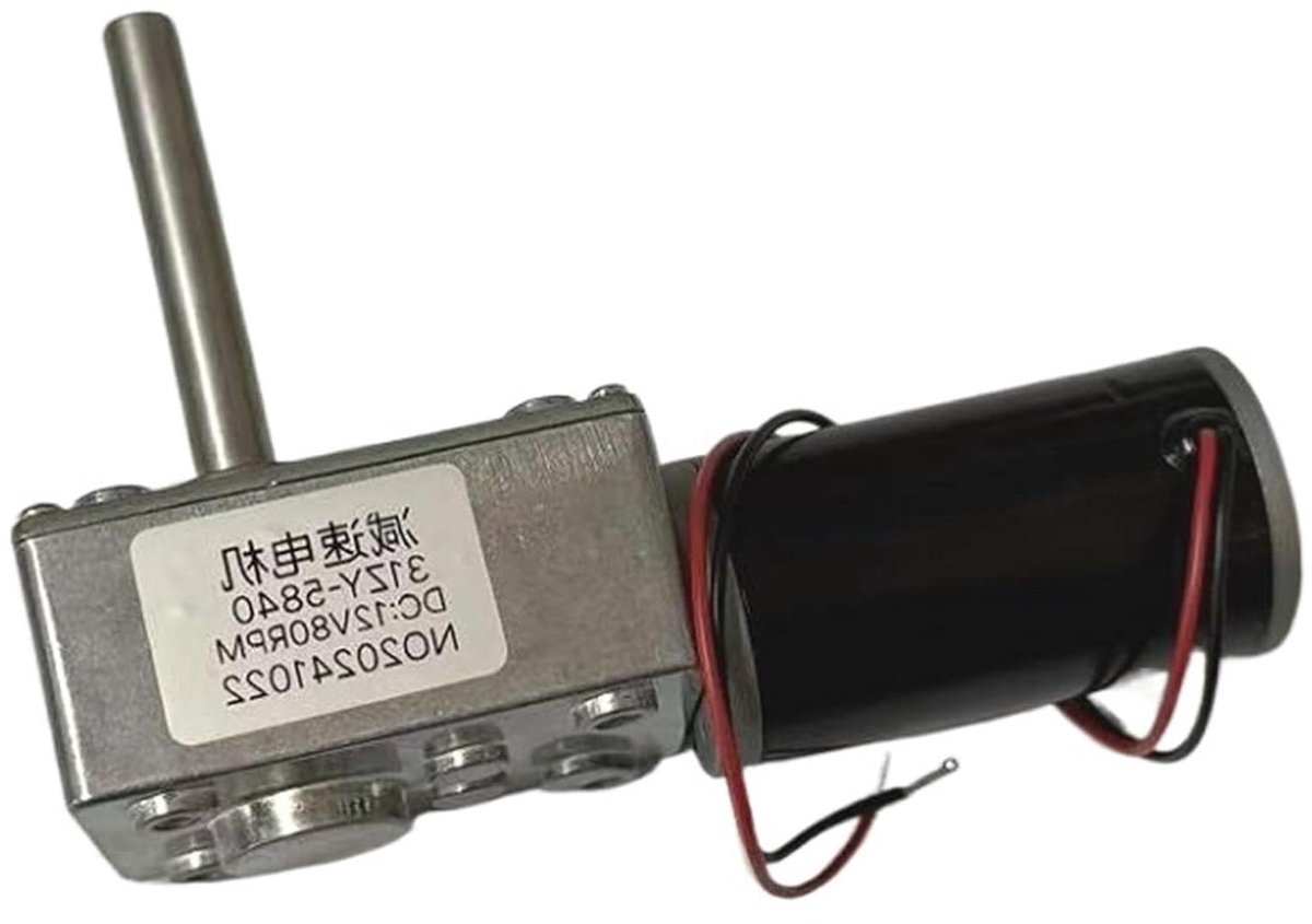 Gelijkstroommotor - Aandrijfmotor DC - Platenspeler Aandrijven - Hoog Koppel - 70 kg/cm - Zilverkleurig
