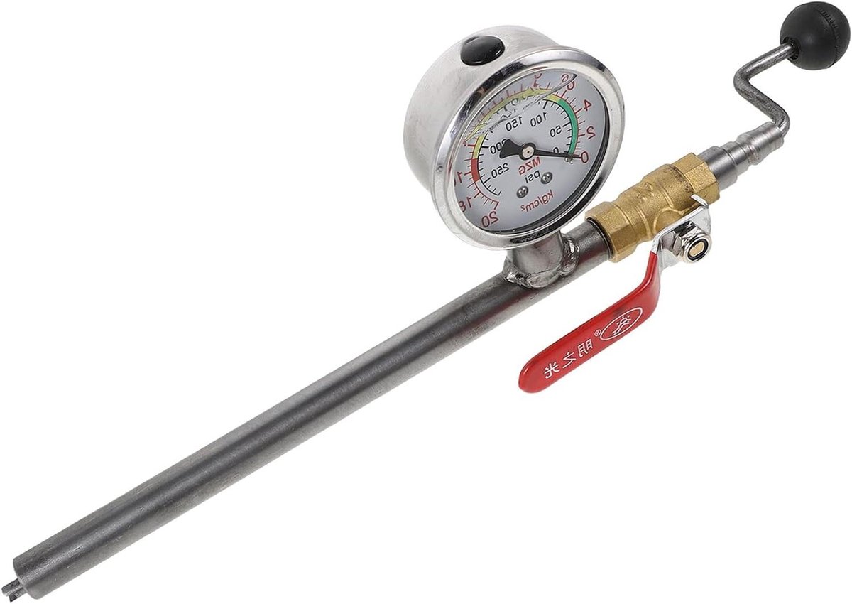 Band Inflator met Manometer - Bandenpomp Vrachtwagen - Voertuigonderhoud - Hoge Precisie - 38 cm - Meerkleurig
