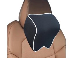 Neksteunkussen Auto - Hoofdsteun Kussen - Comfortabel Rijden - Ergonomisch Traagschuim - 23 x 25 x 11 cm