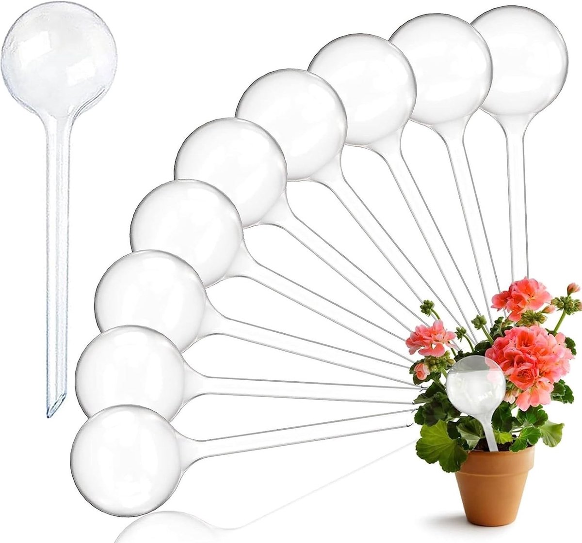 Watergeefballen 13 x 5 cm - PVC - Automatische irrigatie - Gezonde planten zonder onderhoud - ShopVlot