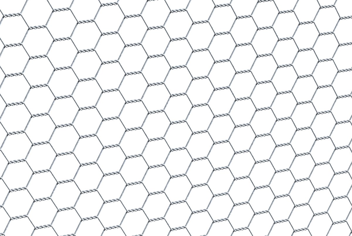 Alberts 614157 zeshoekig gaas | verschillende lengtes en hoogtes - naar keuze in verschillende kleuren | verzinkt | mazen 25 x 25 mm | hoogte 50 cm | lengte 25 m