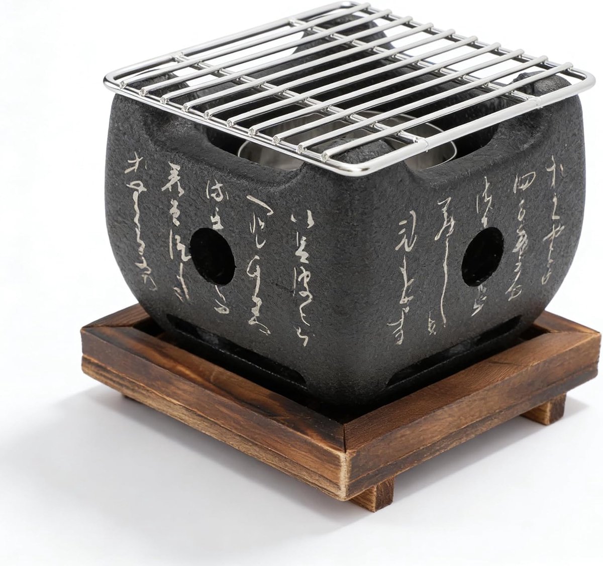 SnelShoppen - Japanse Barbecue Mini Grill, Draagbare Barbecue Oven, Multifunctionele Snelle Verhitting BBQ voor Familie Grillen, Compact en Stijlvol,