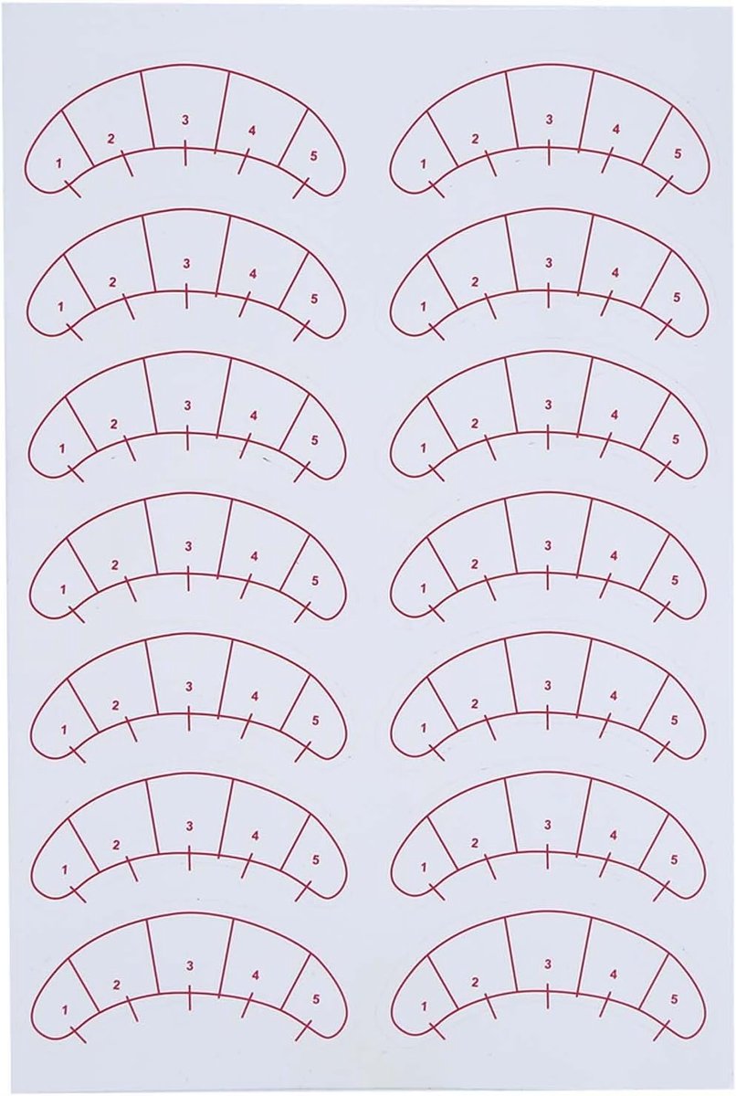 SnelShoppen - 140 Stuks Wimperextensions Lijm Stickers Oog Wimper Isolatie Positionering Kussentjes Tool voor Professionele Wimperextensions