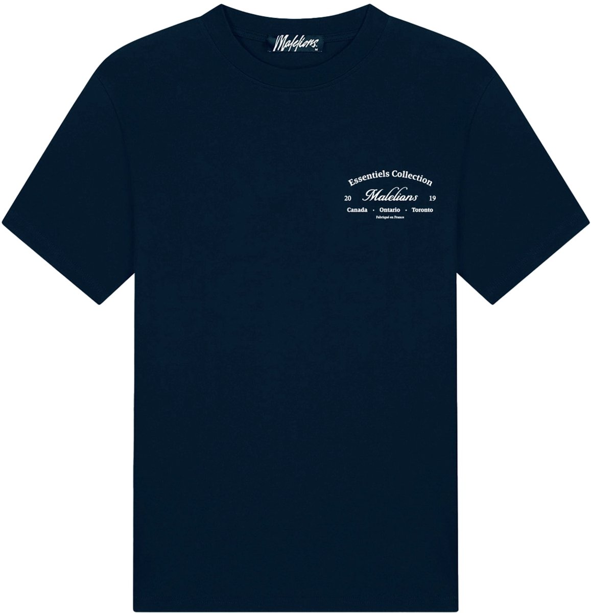 Malelions marina t-shirt in de kleur marine.