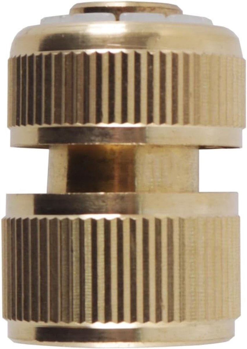 SnelShoppen - Messing slangaansluiting Snelkoppeling 1/2-inch voor tuinslangen - Uitbreidbare rekfittingen voor eenvoudig gebruik