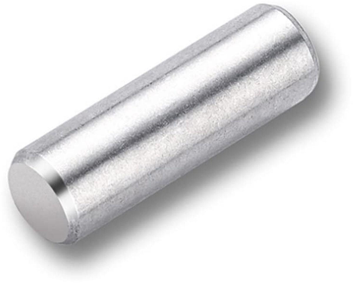 SnelShoppen - Steunpinnen voor planken cilindervormig roestvrij staal M4x30mm (20 stuks) - Voor stevige bevestiging in keuken, kantoor of garage