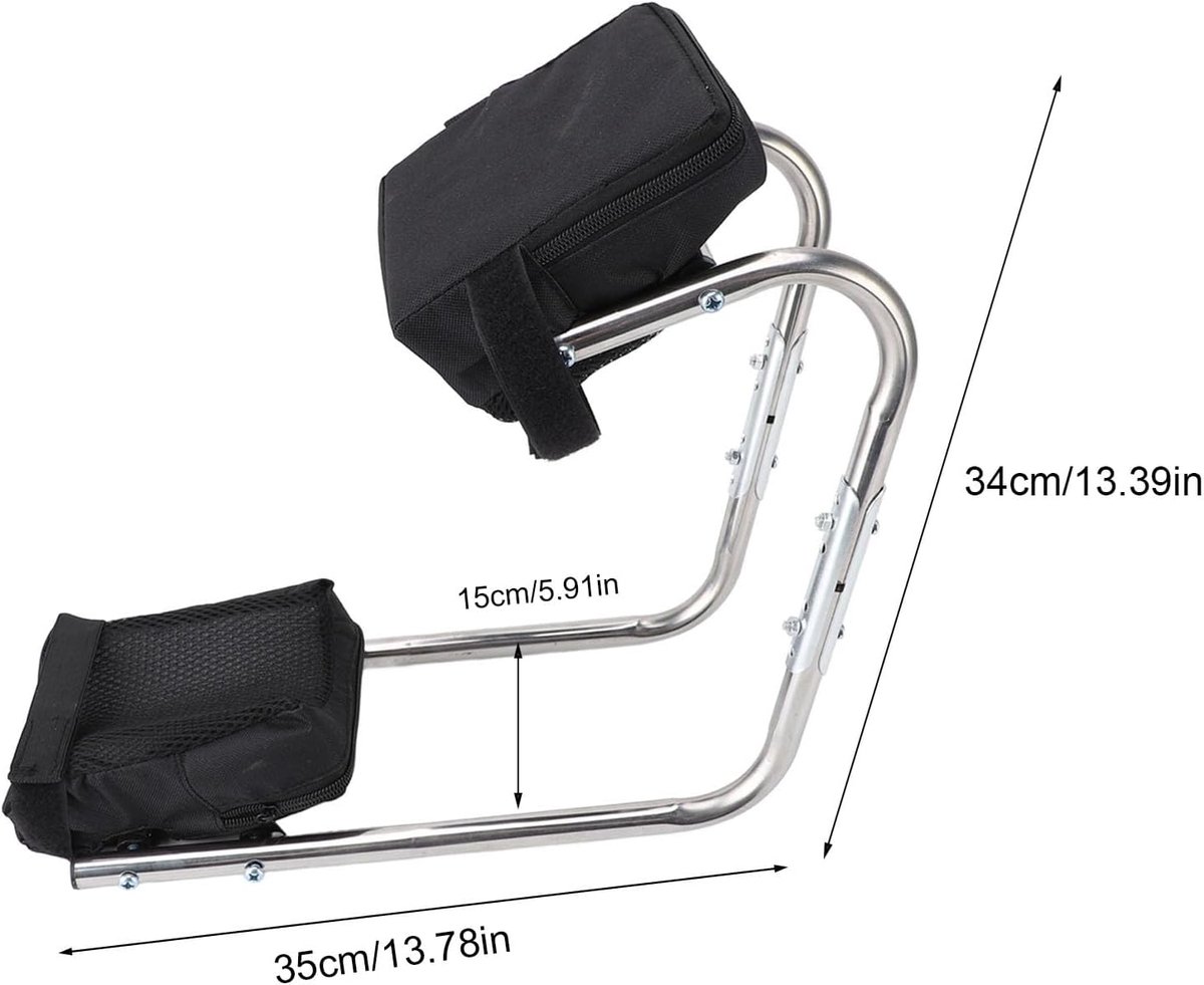 SnelShoppen - Ergonomische Kniezit met RVS Constructie, Kniebescherming voor Tuinieren, Multi-functionele Tuin Gereedschap, Vermindert Knie Druk, Idea