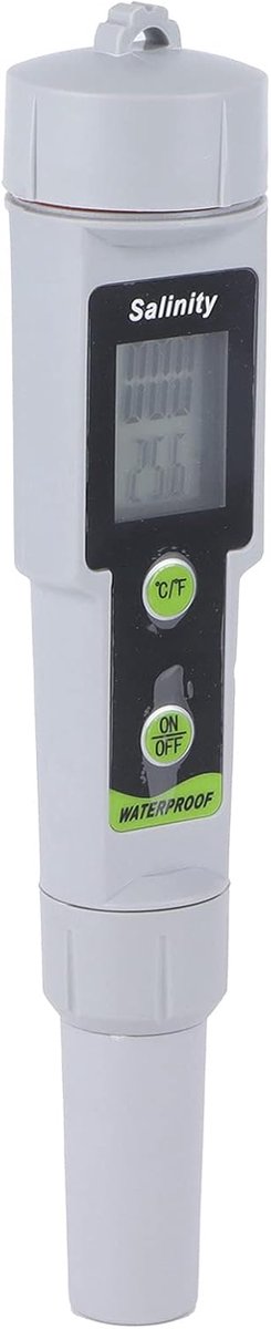 SnelShoppen - Digitale Zoutmeter voor Zwembaden - Saliniteitstester voor Zoutwater - ABS Materiaal - Nauwkeurige Metingen 0-199.9 Ppt - Ideaal voor Zw