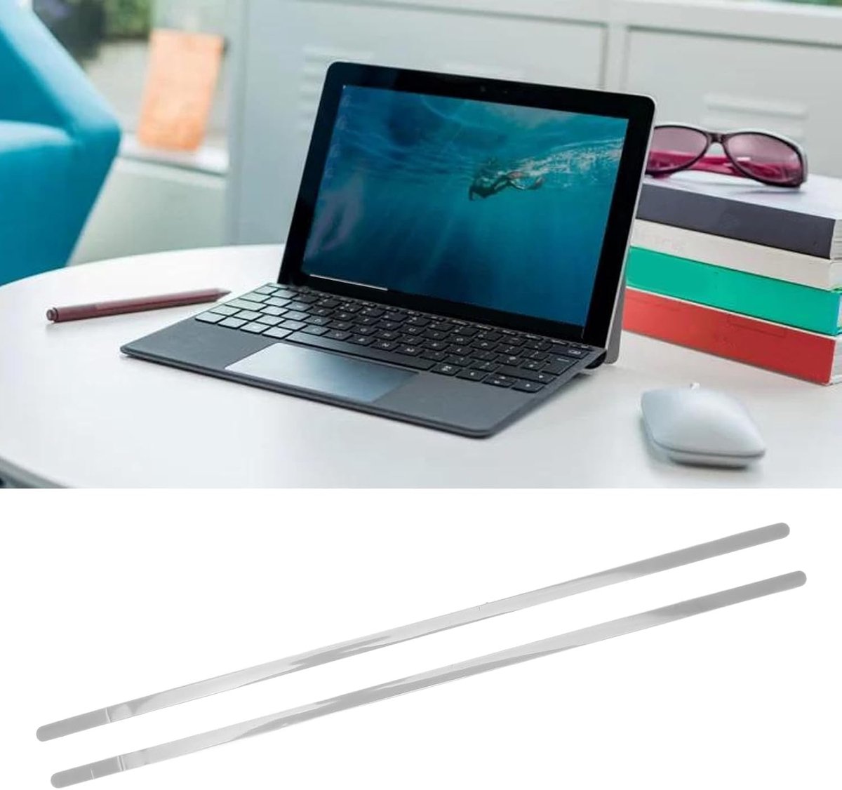 SnelShoppen - Laptop Bumper Feet Strips 2 Pack - Niet-slip Rubber Voetjes Vervangingsset voor Laptop Studio 14.4 Inch - Inclusief Gereedschap en Acces