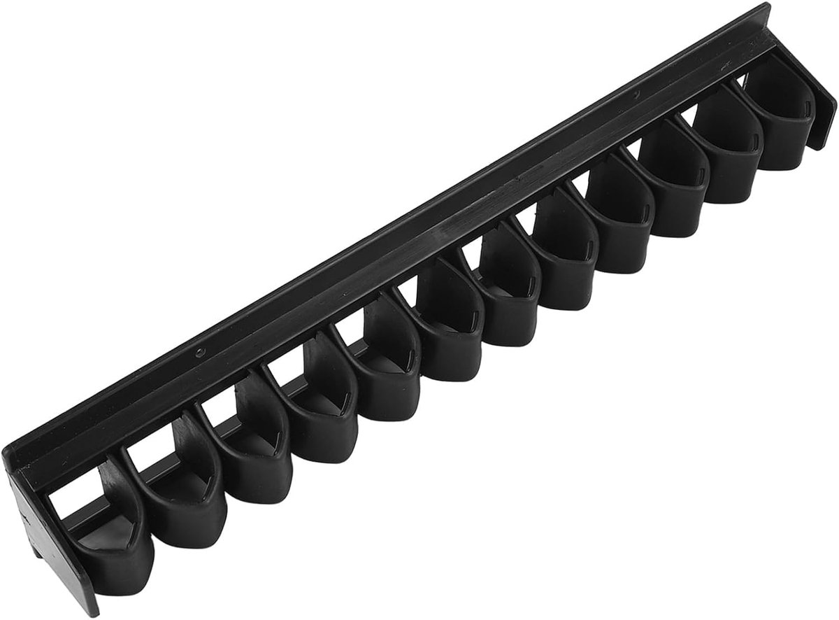 SnelShoppen - Whip Holder - Ruimtebesparende Paardenzweep Houder - Wandmontage Paardentuig Organizer - Duurzaam Plastic voor Stallen en Paardenboerder
