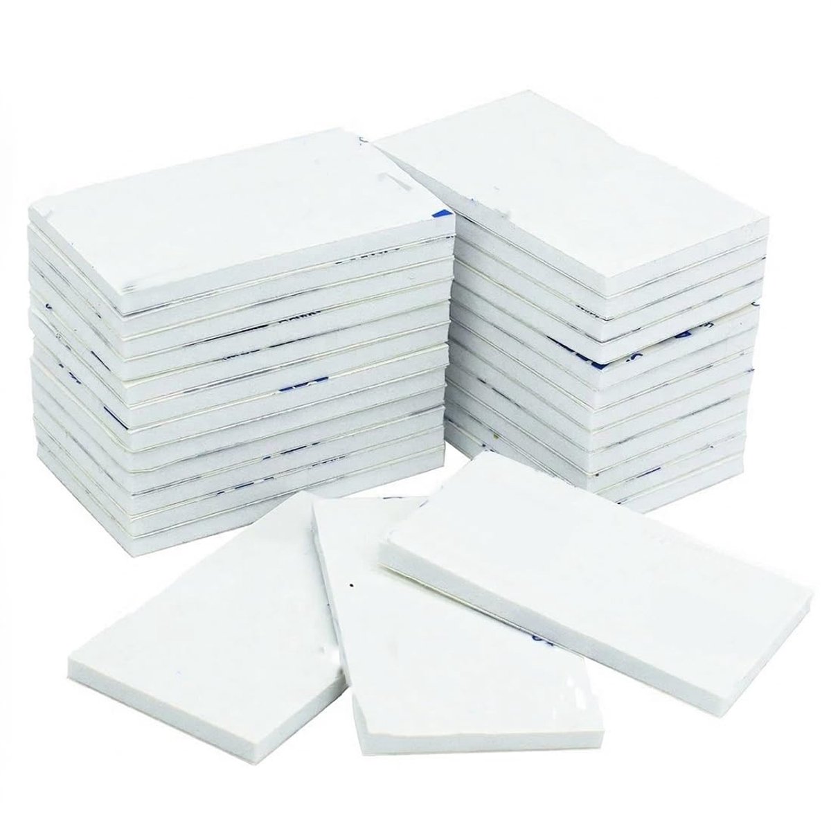 SnelShoppen - Pack van 40 Dubbelzijdige Lijmtapes, Extra Sterke Foam Lijmpads, Waterdichte Montage Kleeschaum Pads, 50mm voor Thuis, Kantoor, Auto en
