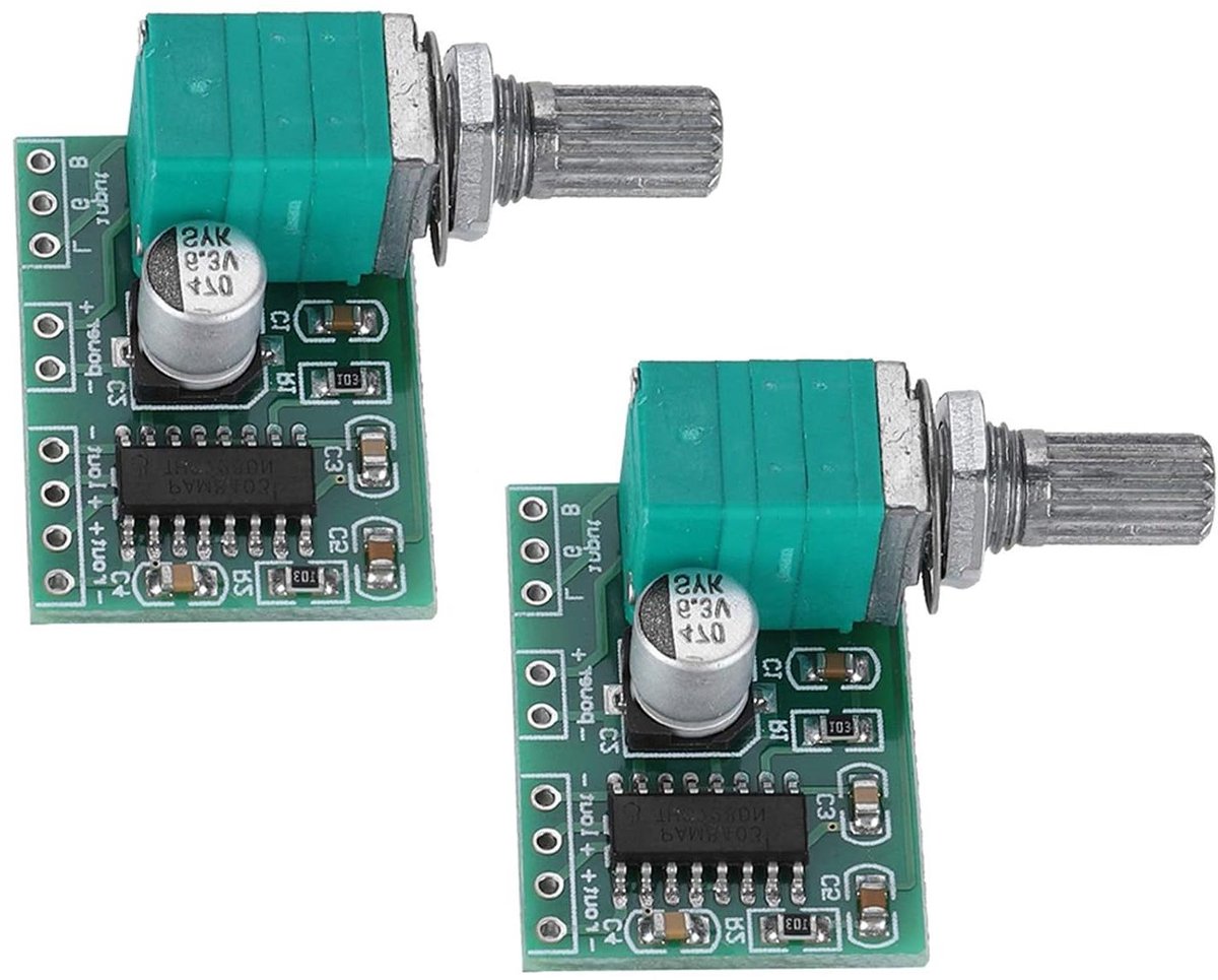 Digitale Versterker Module - Audio Versterker Board - Hifi Geluid Cre 0 0ren - Kleine Eindversterker - 2 stuks - Groen