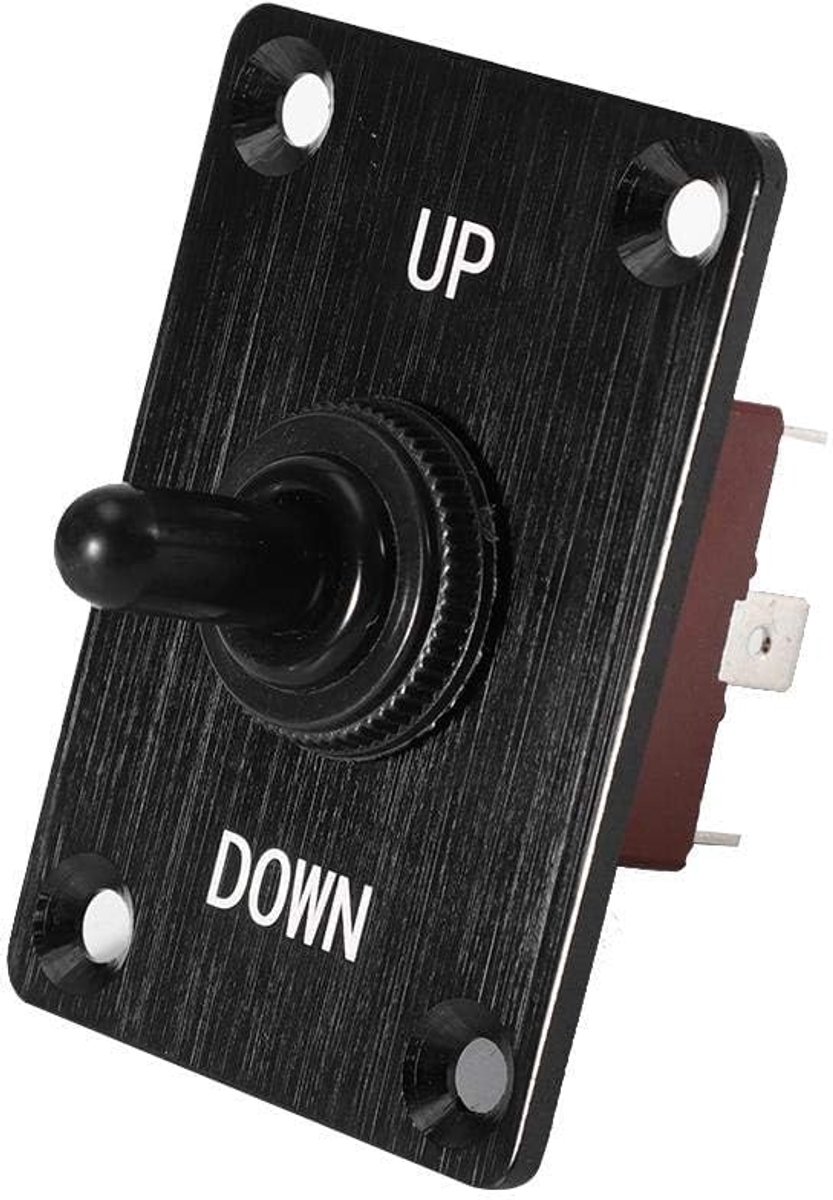 SnelShoppen - Aluminium Toggle Switch Paneel, 12V Winch Besturingspaneel voor Jacht Boot, Hoogwaardige Schakelaar, Corrosiebestendig en Duurzaam