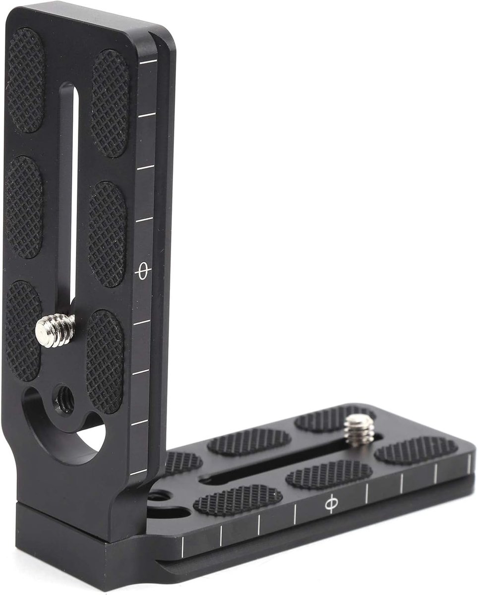 SnelShoppen - L-Bracket Quick Release Plate Aluminium Legering voor CamFi Draadloze View Controller - Professionele Camera L-vormige Beugel - Compatib
