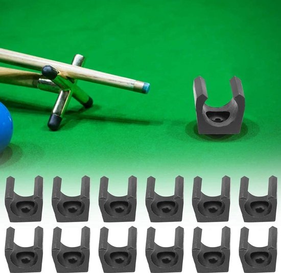 SnelShoppen - Pool Sticks Houder Snooker Cue Locating Clip Houder Billiards Accessoires voor Pool Bars Clubs en Billiards Spelers van Snelshoppen — afbeelding 3