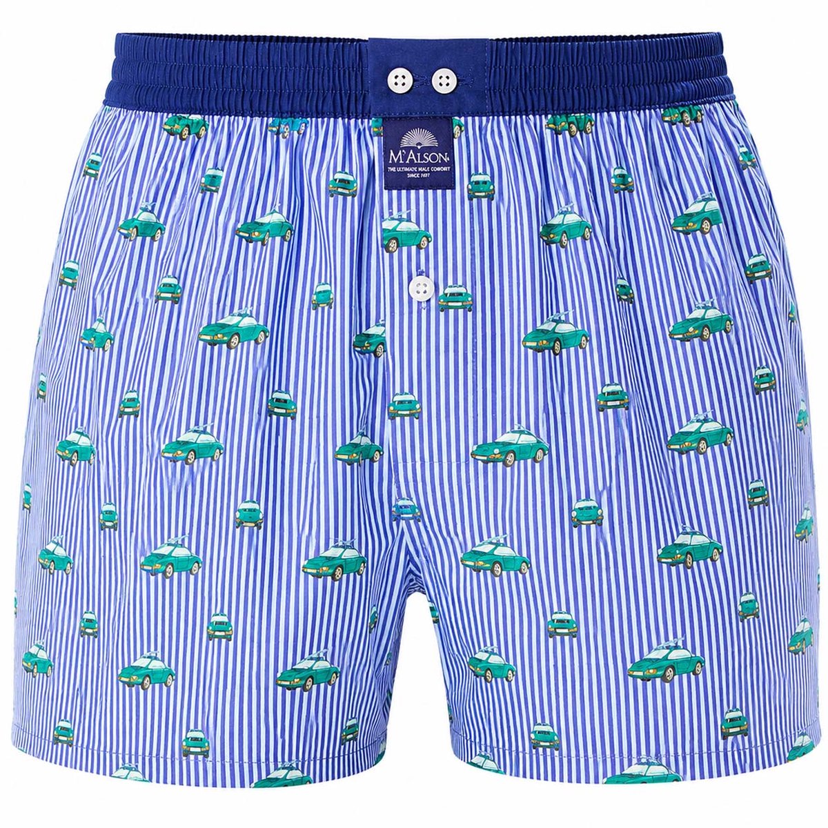 Mc Alson boxer Porsche blauw