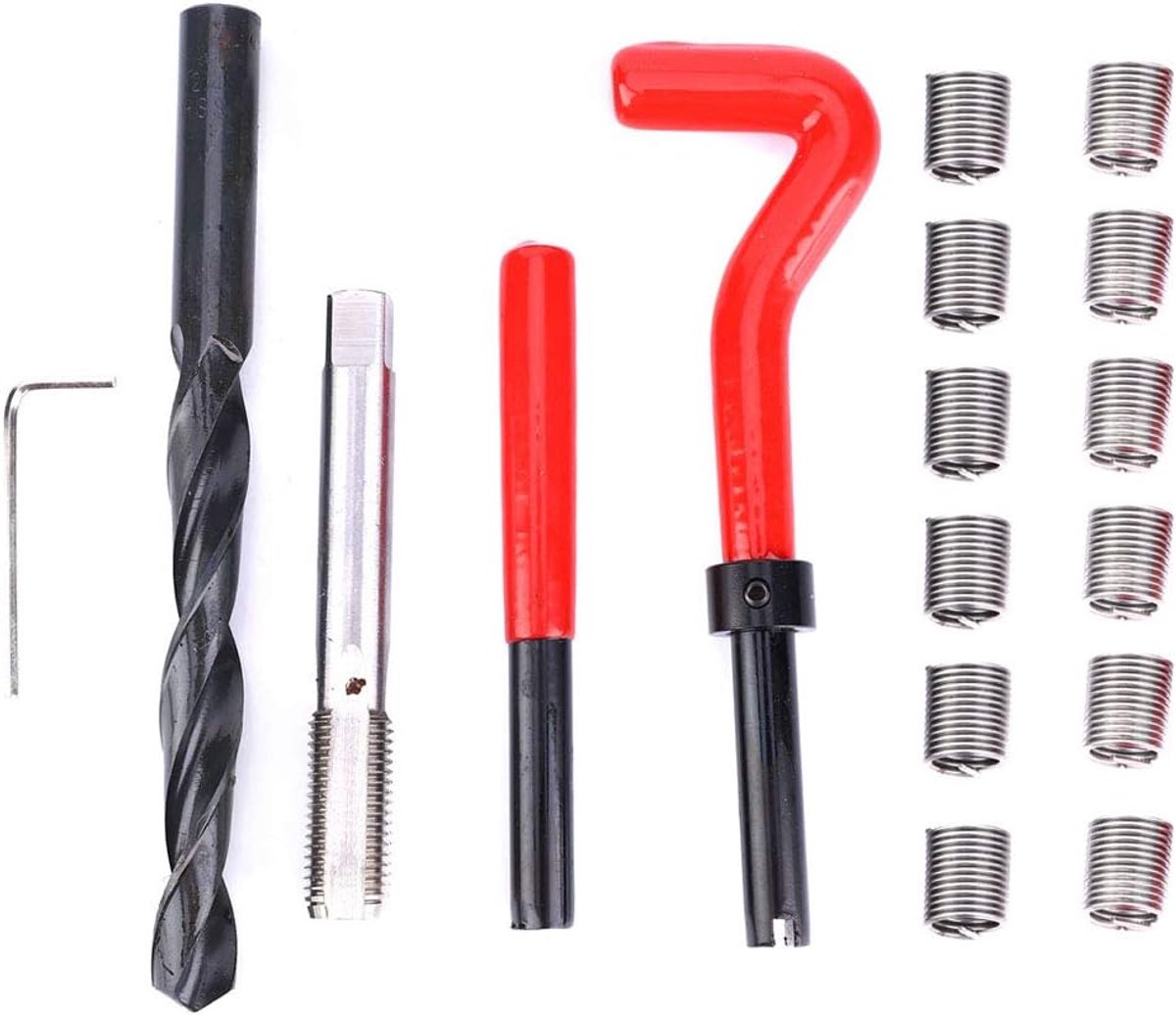 SnelShoppen - Threading kit helicoil set 17-delige schroefinserts M12x1.5 reparatieset voor accessoires, hoge kwaliteit, eenvoudig in gebruik