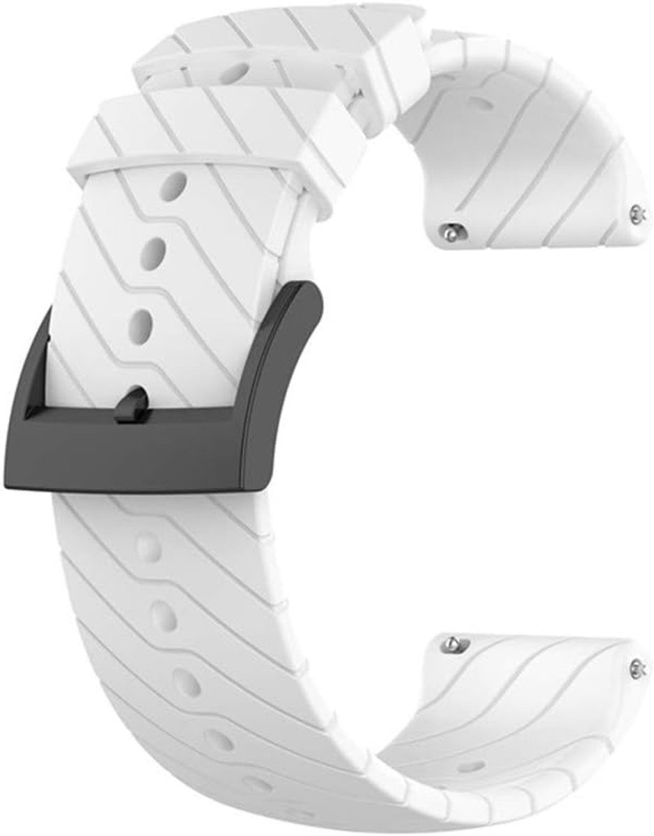 SnelShoppen - 24mm Vervangende Horlogeband voor Suunto D5/7/9/9 Baro/Spartan Sport - Zachte Silicone Armband - Meerdere Kleuren - Comfortabel en Veili