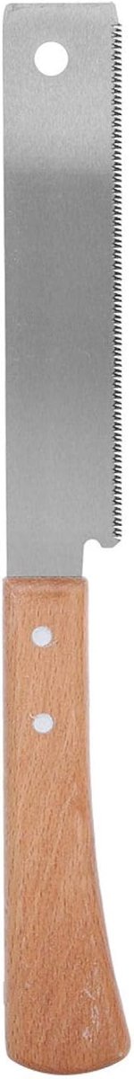 SnelShoppen - Kleine Trekzaag Ryoba Dubbelzijdige Handzaag voor Houtbewerking met Houten Handvat 6,3 Inch 1,3 Inch 11,8 Inch