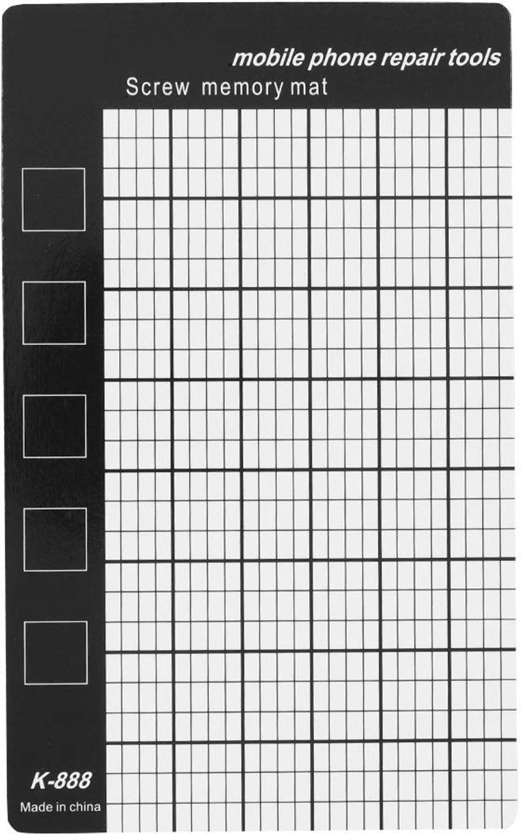 Magnetische schroefmat met geheugenpad - universeel ontwerp - voorkomt verlies van schroeven - ShopVlot
