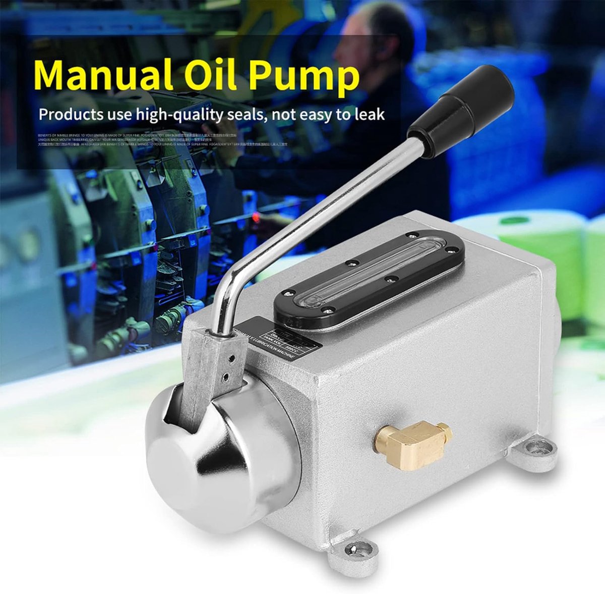 Manual Lubricating Oil Pump CNC Oiler Milling Machine Hand Pump Lubricator Lubricator Lubricating Oil Pump 500CC CNC - ShopVlot