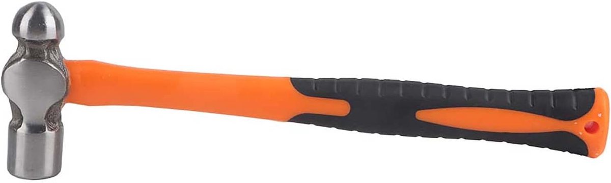 SnelShoppen - 0.5LB Ball Pein Hammer Mini Hamer met Ronde Kop - Slag- en Snijgereedschap voor Huishoudelijk Gebruik, Industrieel en Nooddecoratie - Du