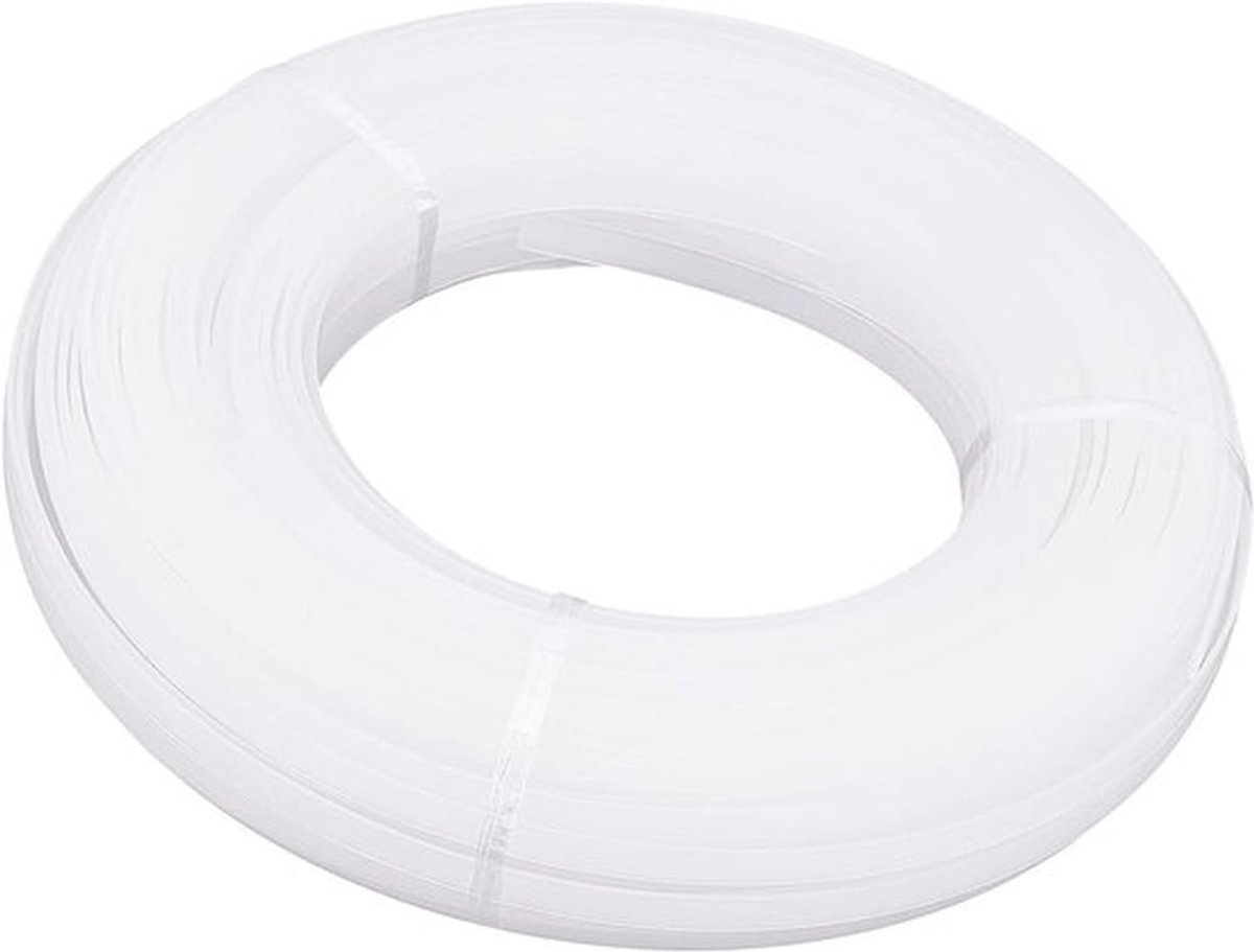 55m Polyester Boning voor Naaien, 10mm Witte Plastic Stevige Ondersteuning voor Bruidsjurken, Korsetten en Handtassen
