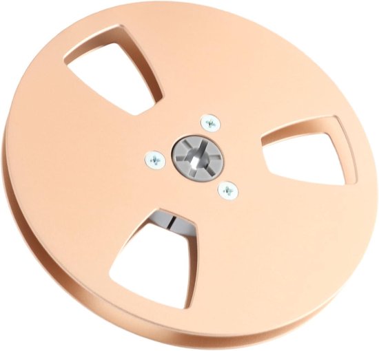 Tape Take-up Spool - Open Reel Spool - Tape Recording - Aluminum Alloy Construction - 5 Inch Diameter - Gold — afbeelding 5