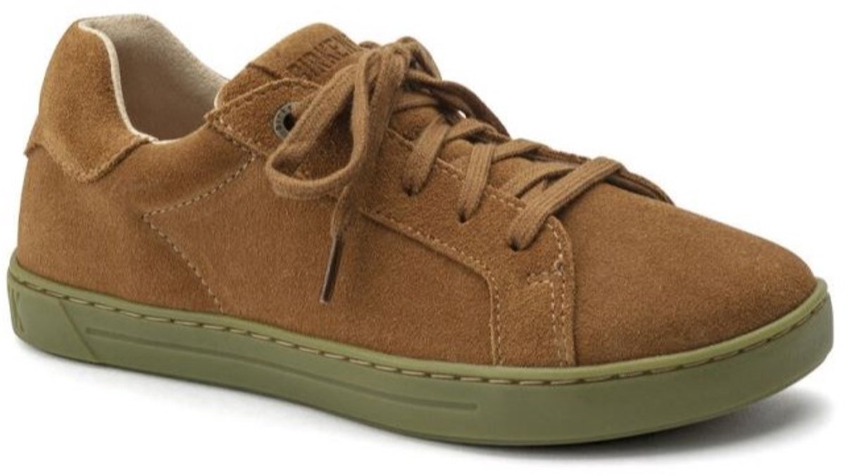 Birkenstock Veterschoen Porto Kids 1023737 Mink Suède Bruin
