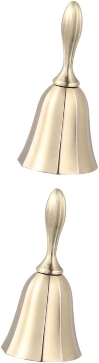 Service Bellen - Receptiebel Tafelbel - Klantenservice Melden - Vintage Stijl Ontwerp - 92D x 92B x 46H cm - Goud