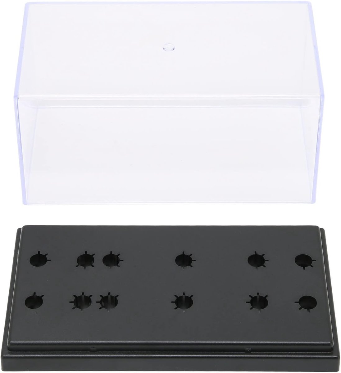 SnelShoppen - Hoogwaardige Record Player Stylus Houder Grammofoon Hoofd Lange Naalden Rack Display Monsterdoos Stevige Transparante Case Voor Universe
