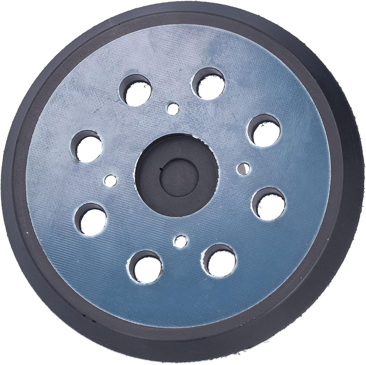 SnelShoppen - 2 Stuks Rubber Schuurpad Vervanging voor Efficiënt Schuren, Universele Pasvorm met Meerdere Gaten, Geschikt voor de Meeste Schuurmachine