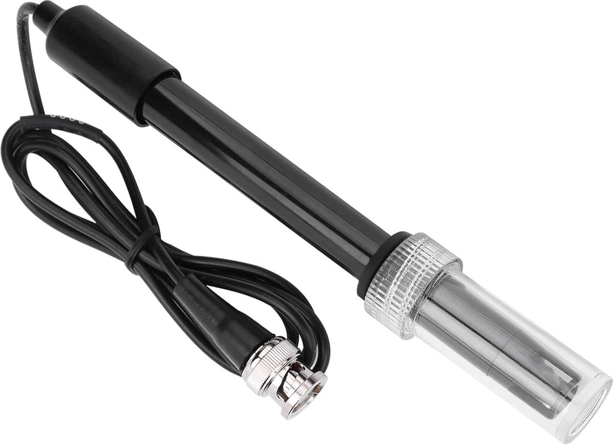 SnelShoppen - Professionele PH Sensor Probe, PH Elektroden Vervangingssonde voor Nauwkeurige Waterkwaliteit Metingen, Waterkwaliteit Monitoring, 0-14