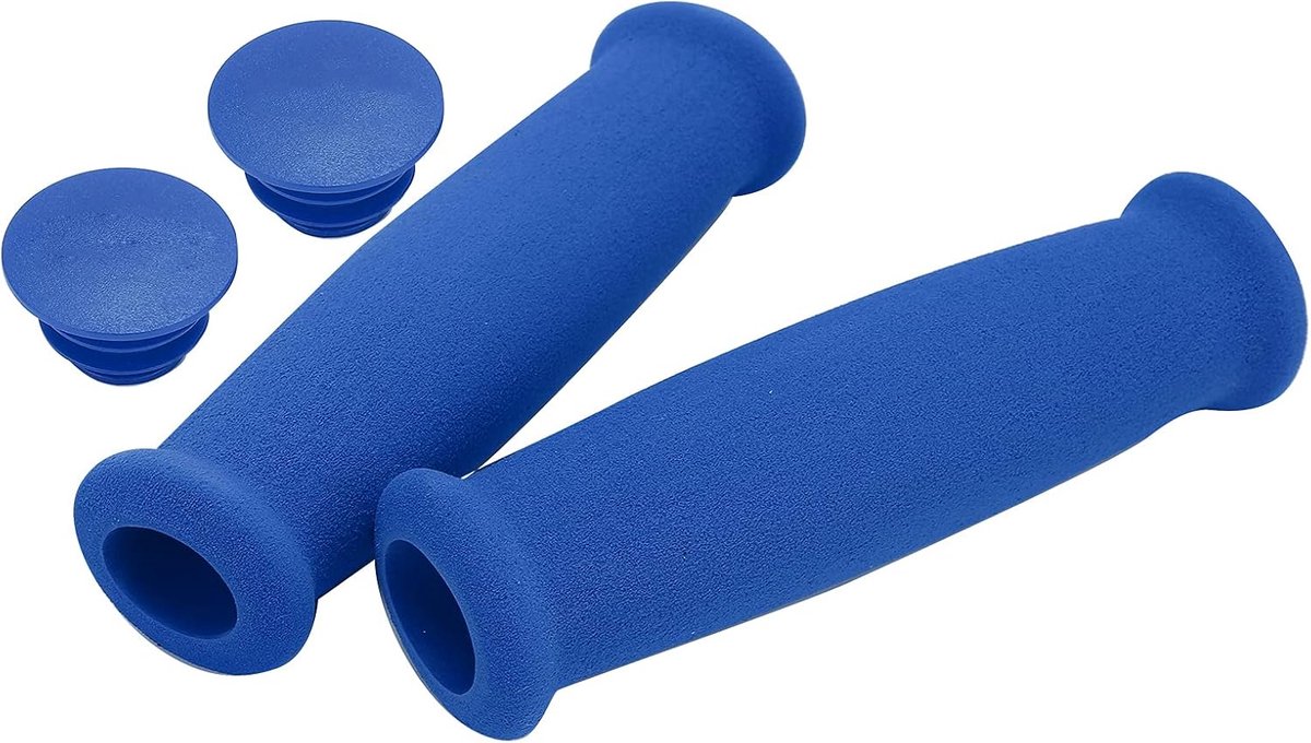 SnelShoppen - 2 Stuks Fietshandvat Covers, Foam Spons Fiets Handvat Grip, Lichtgewicht en Antislip Mountainbike Handgrepen voor Weg- en Mountainbikes