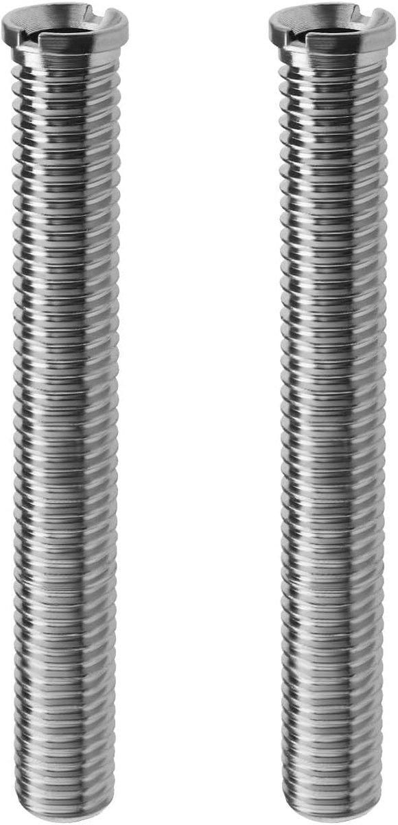 Keukenafvoer Stopper Schroef 90mm - Chroom Geplateerd Messing - Praktische Sleufontwerp - Voorkomt Verstoppen - ShopVlot