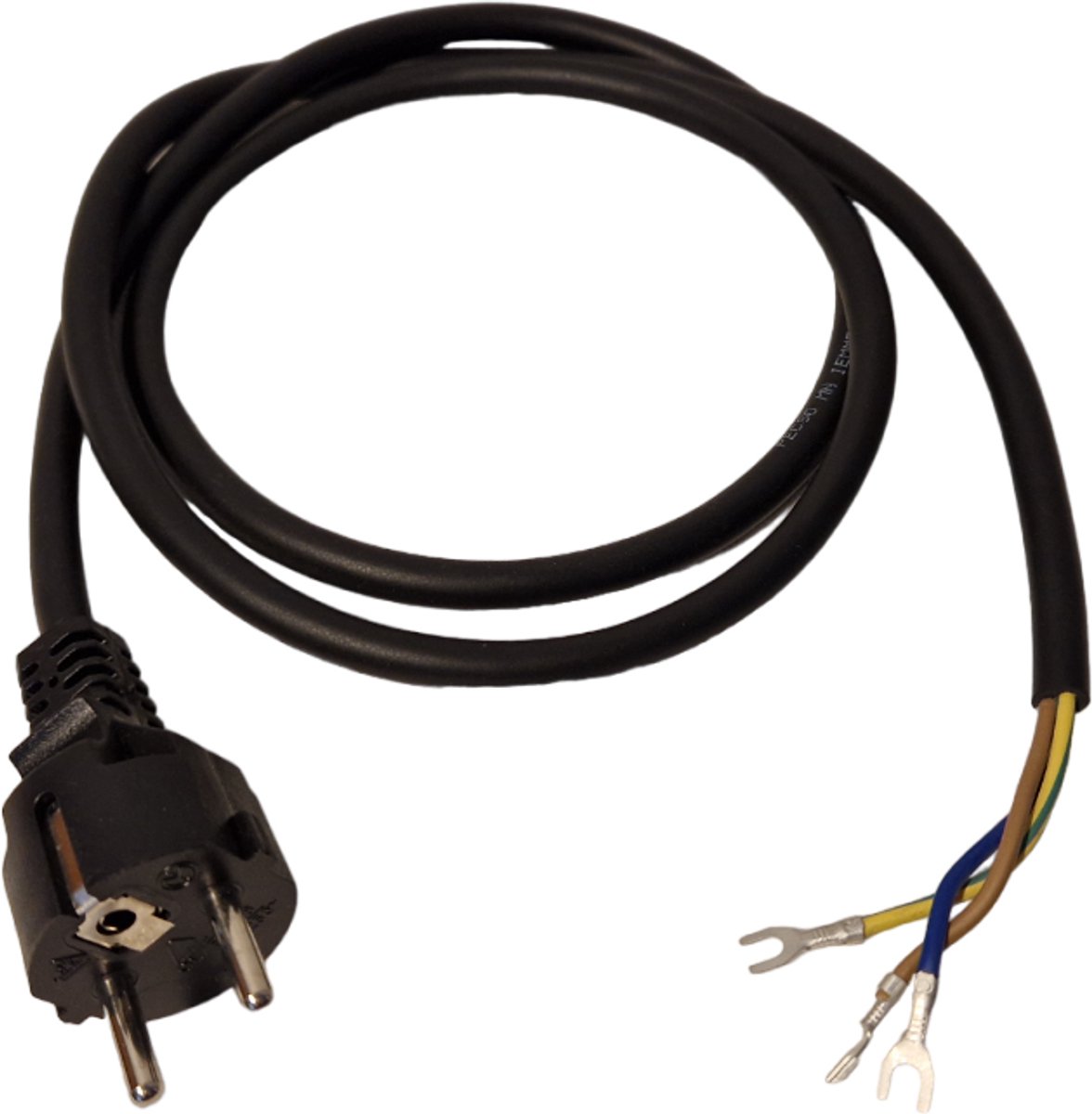 3m Stroomkabel met stekker | 3 x 1,5mm²