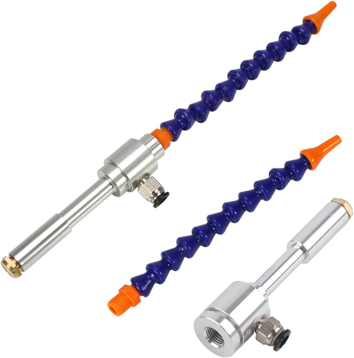 SnelShoppen - 130mm Aluminium Legering Mechanische Mini Koude Lucht Droog Koel Pistool Flexibele Slang voor Mechanische Droging en Koeling