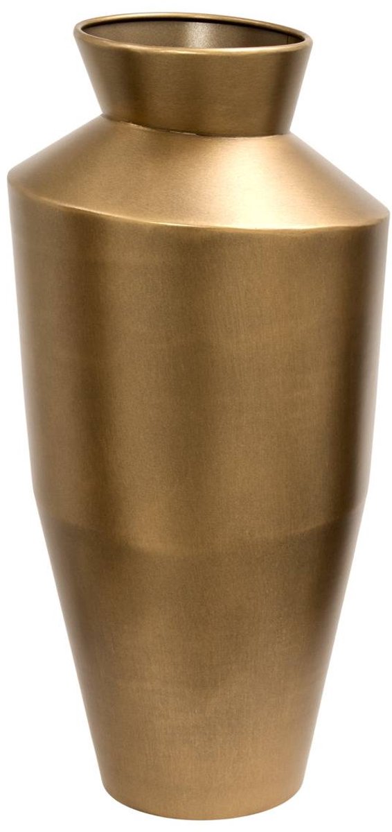 Vase en métal Barrel H.40cm doré