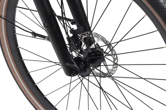 Altec Voltix - Elektrische Stadsfiets - Elektrische Damesfiets - 7 versnellingen - Middenmotor - Hydraulische schijfremmen - 28 inch - 55 cm - Zwart van Altec — afbeelding 3